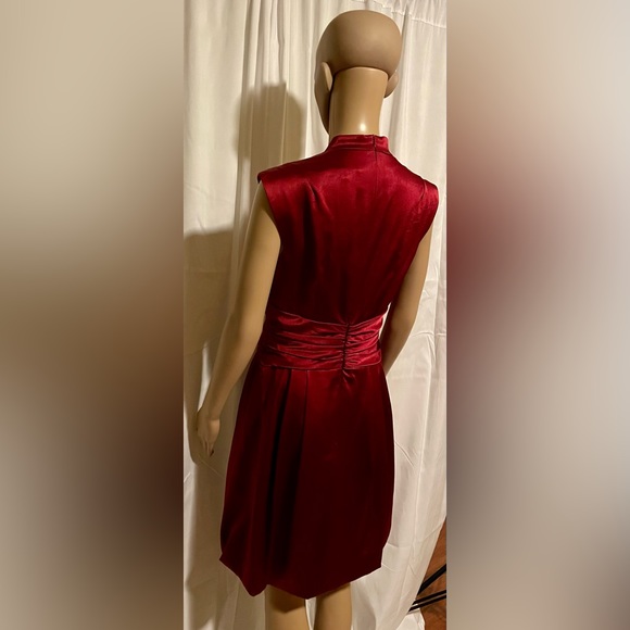 Nanette Lepore Red Dress Size 6 - Picture 7 of 7